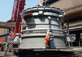 신품 Hood 인양 작업 사진