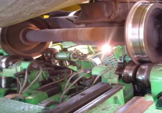 차륜 선반 사진