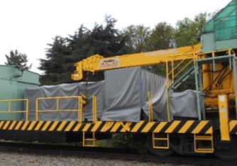 탈선 복구용 대차 사진